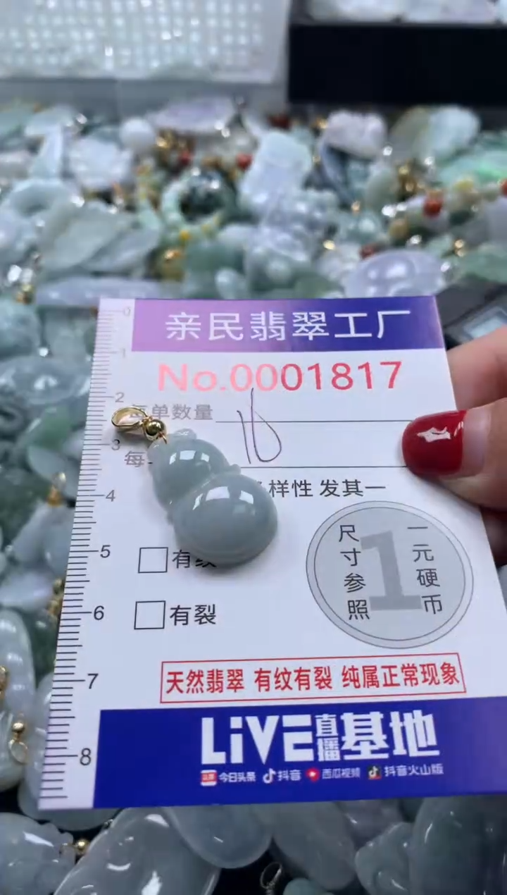 吊坠(不含链)未镶嵌翡翠1817