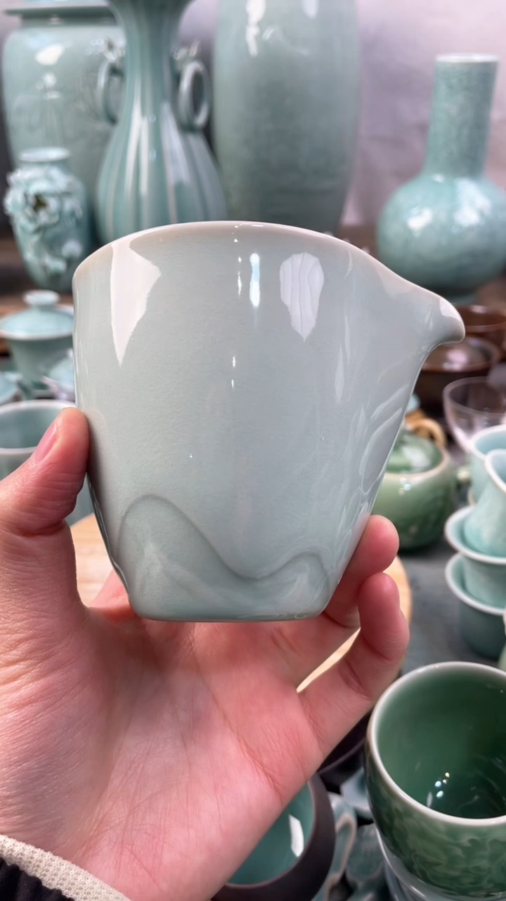 【闪购商品】纯手工 特价 微瑕 慧仙青瓷