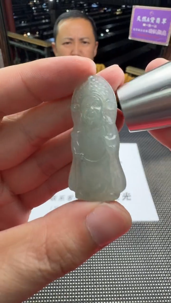 未镶嵌定制翡翠花****5--013407