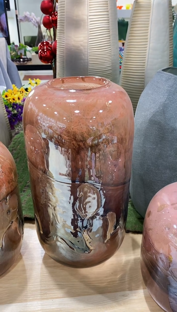 白***来慕忆家手作琉璃花瓶