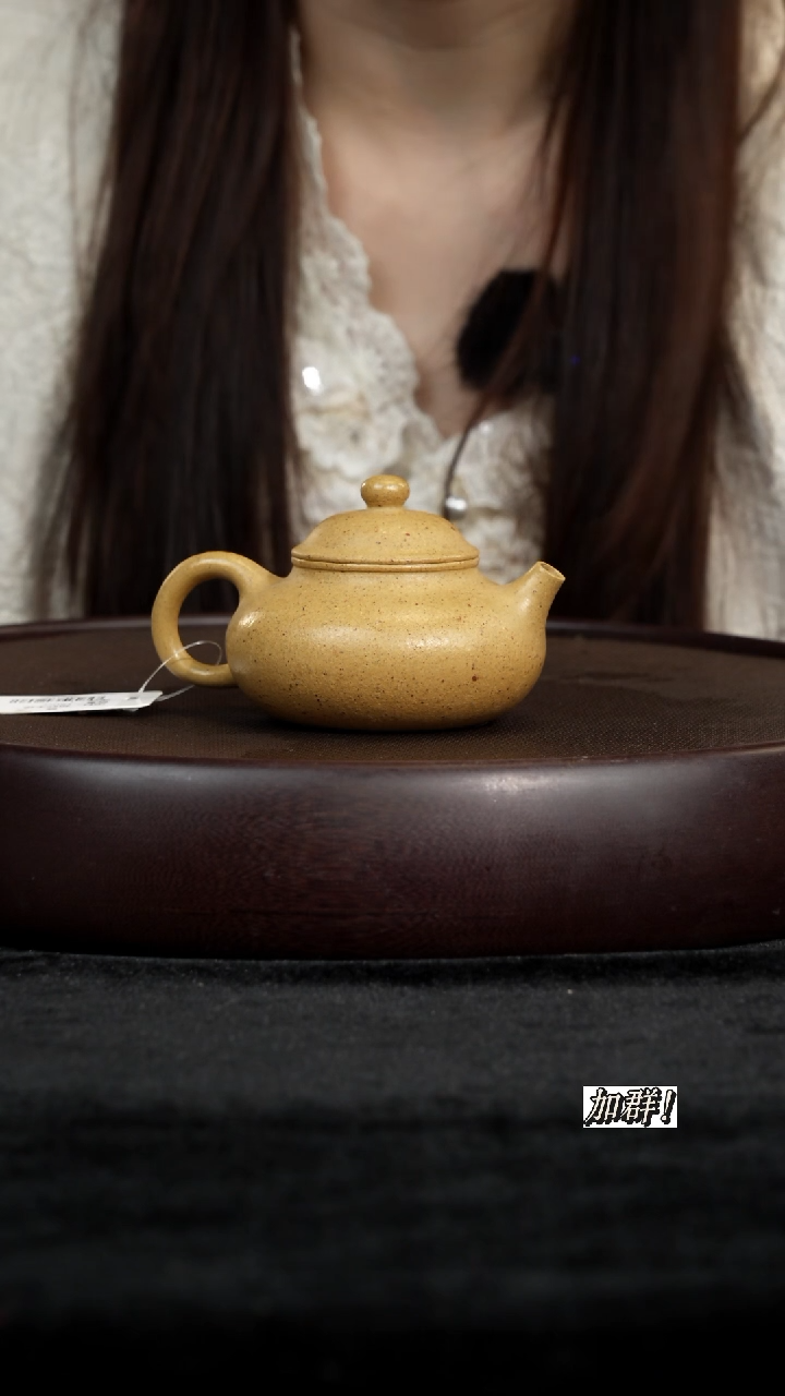 茶壶紫砂ZJ711730粗砂黄段容天150c