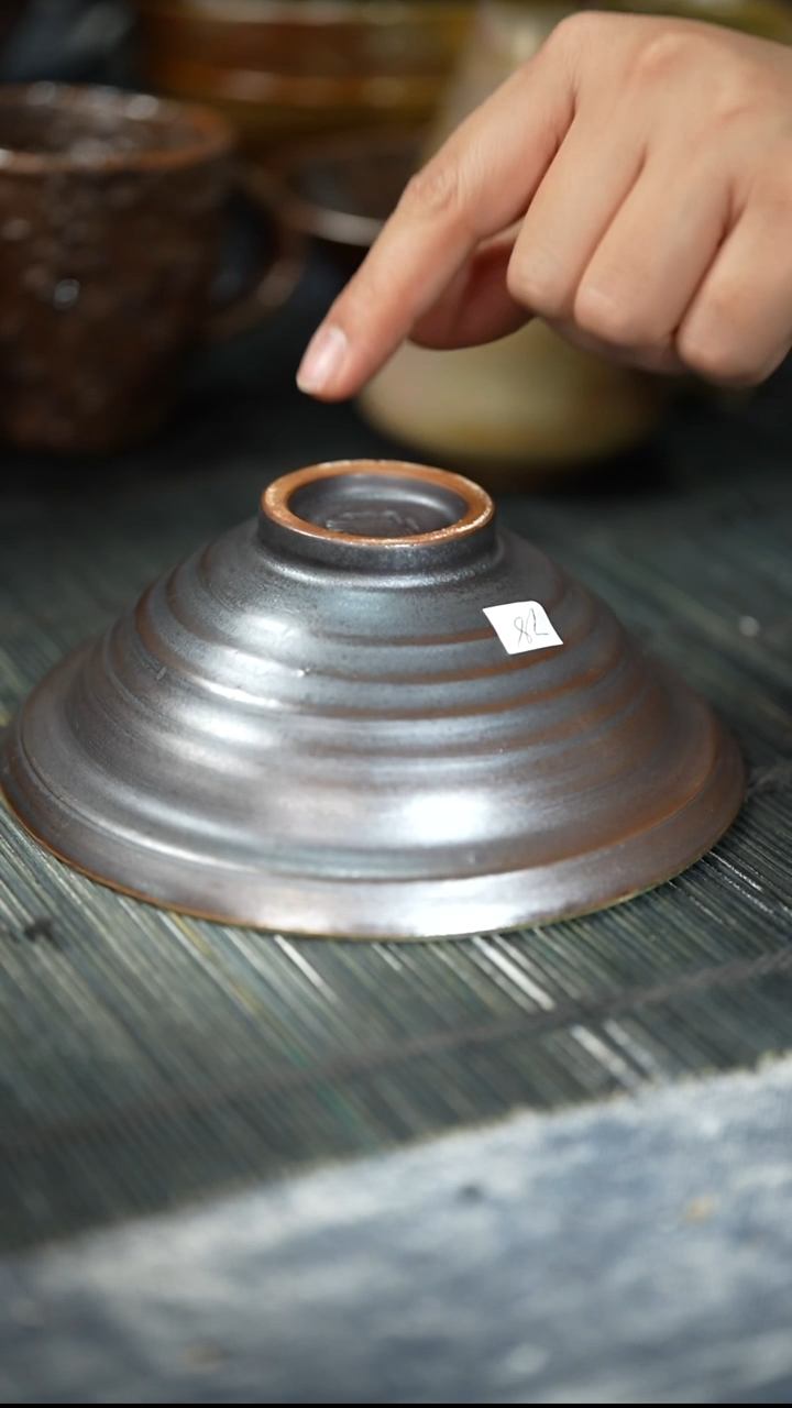 浪鬼家釉绘柴烧C*陈小碗