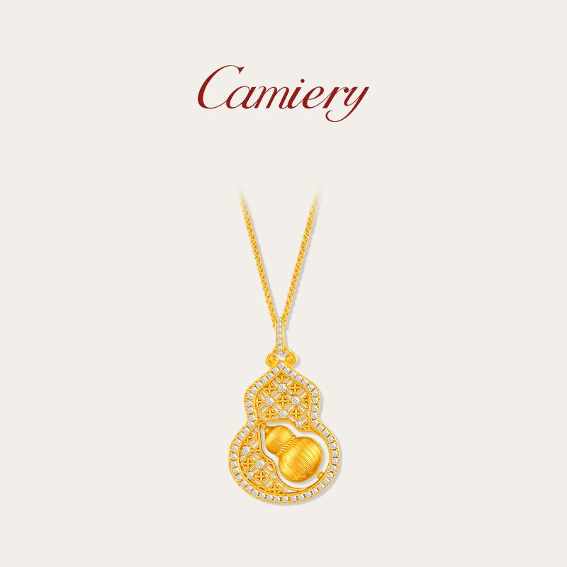 CAMIERY/卡美瑞 新中式锦窗纳福葫芦项链NS
