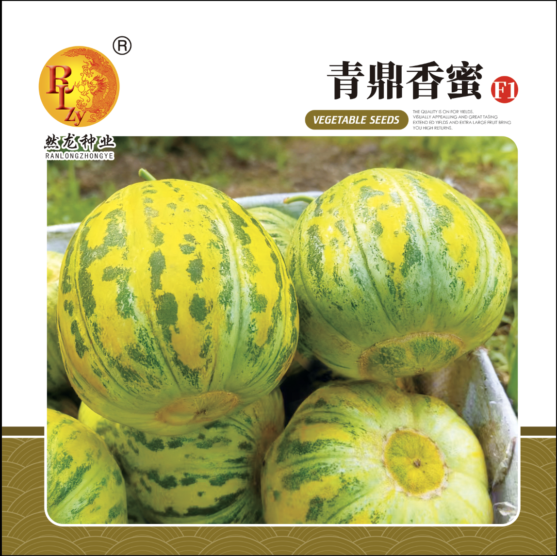 青鼎香蜜薄皮甜瓜种子约500粒/袋八里香类型