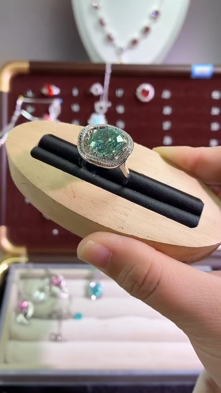 锆石铜合金18号 12*12圆形 戒托