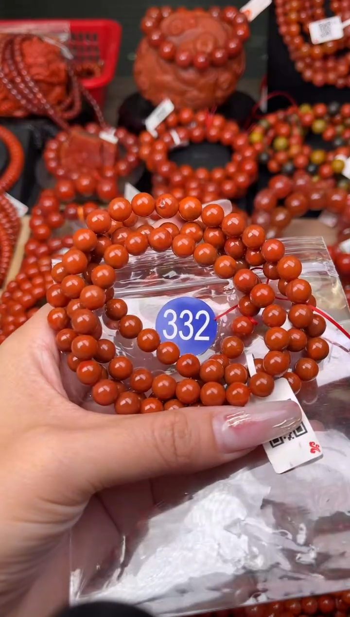 【闪购商品】南红玛瑙珠宝奇石未镶嵌332-7+