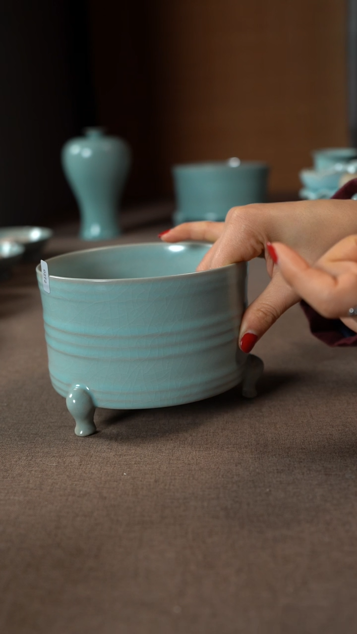 【闪购商品】汝瓷主人杯碗壶瓶樽洗