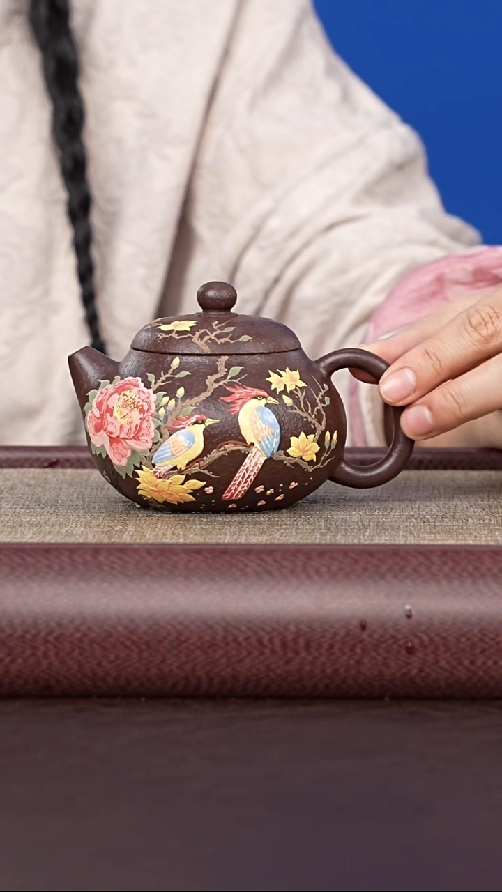 紫砂供春道婷婷紫砂107