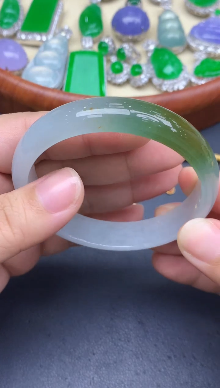 未镶嵌手镯翡翠498-中国好珍宝