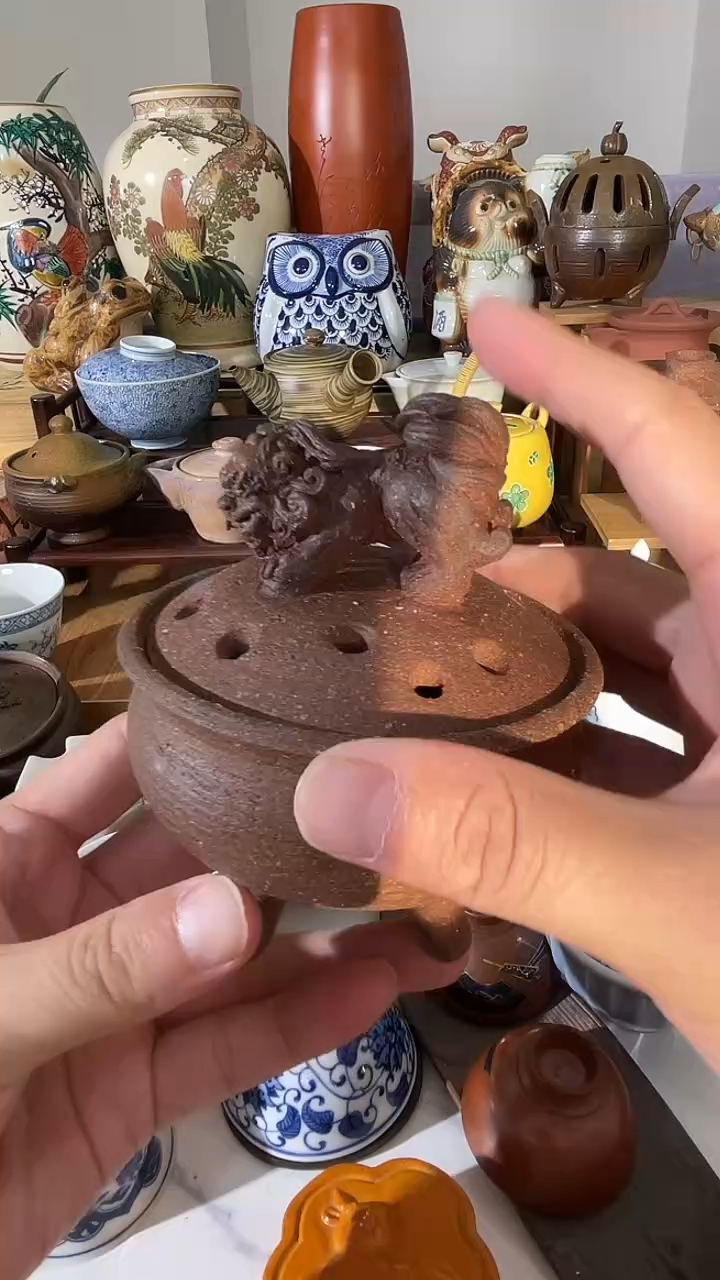 瓷片中古瓷器一物一价  香炉