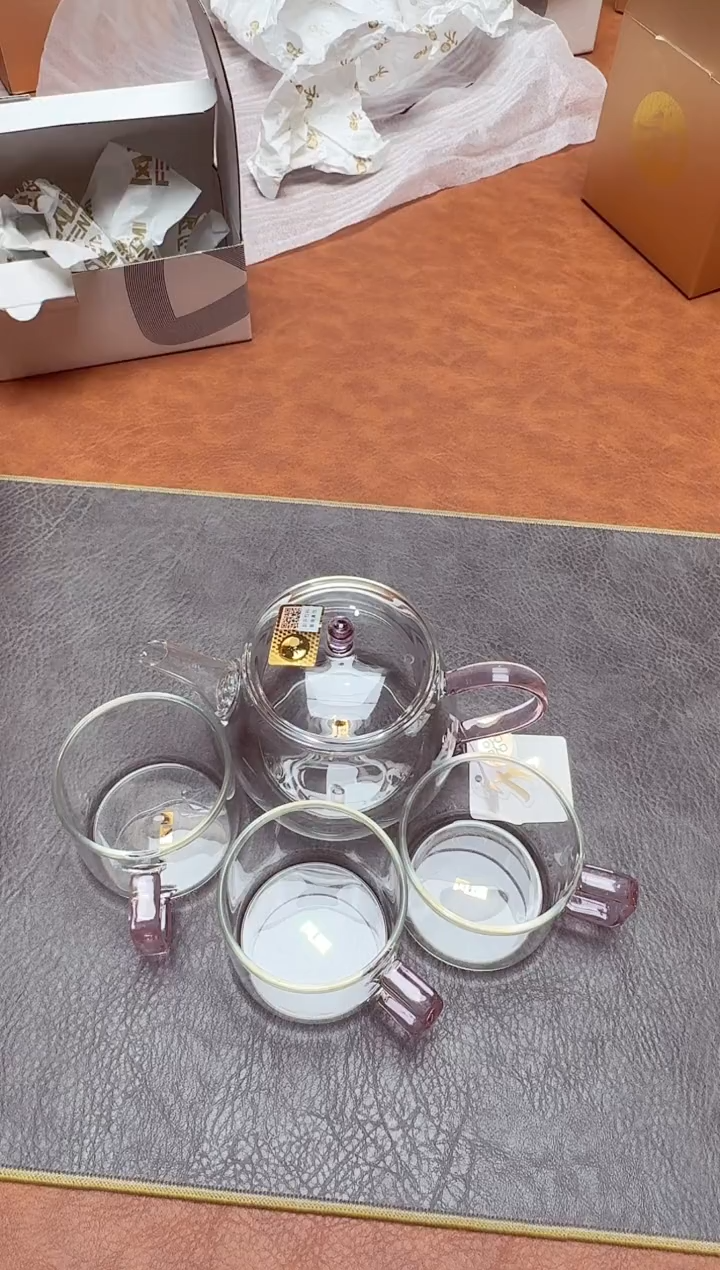 【闪购商品】禾器青云壶浅粉色+臻悦杯浅粉