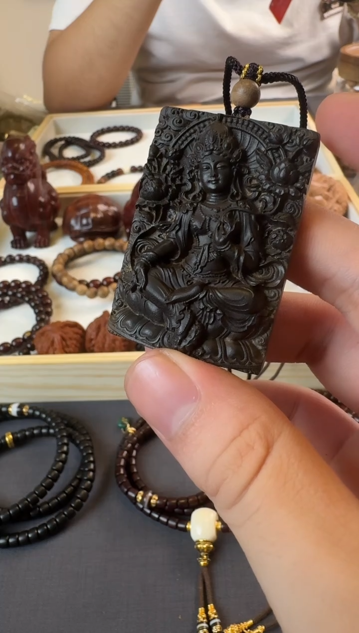 檀香木手串/手链阴沉老山檀香牌牌
