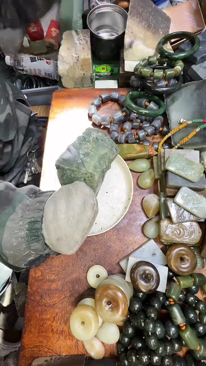 未镶嵌和田玉珠宝半成品1