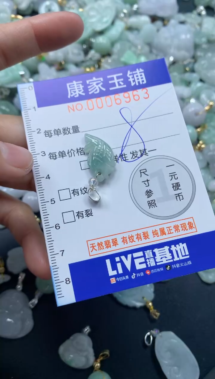 颈饰未镶嵌翡翠6963