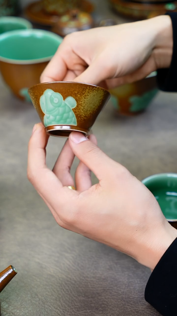 【闪购商品】龙泉窑手工茶器包邮