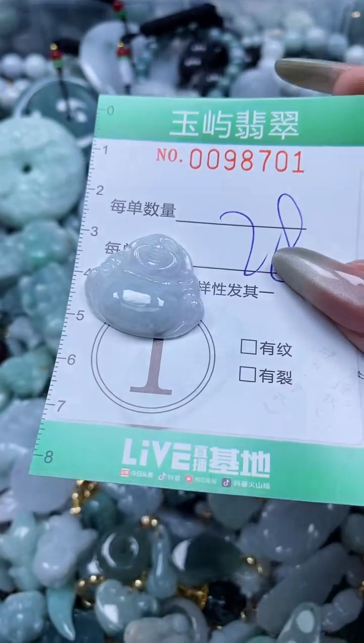 【闪购商品】翡翠未镶嵌颈饰闪购0098701