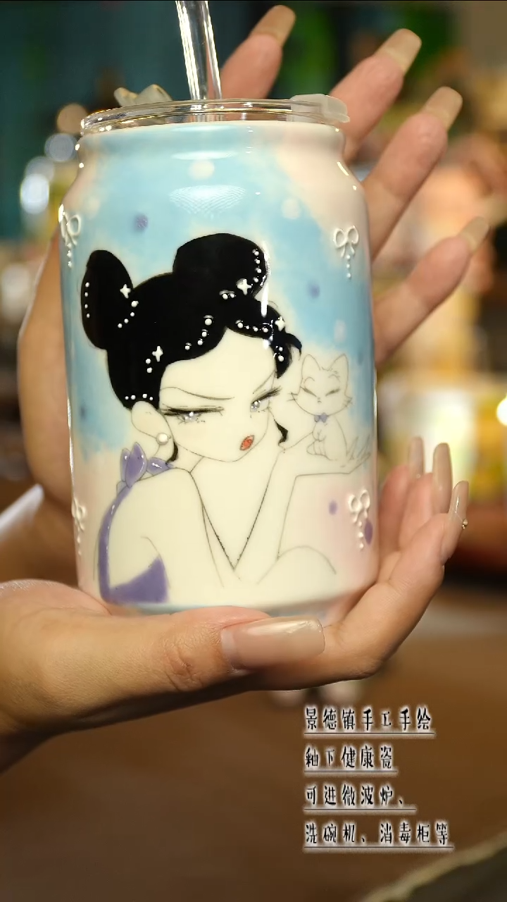 景德镇陶瓷手工手绘&A411