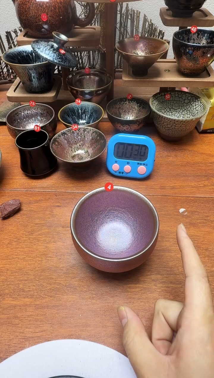 茶盏渔*4号建盏工匠茶器