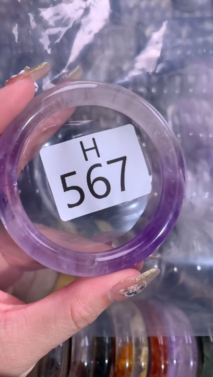 【闪购商品】水晶水晶手镯未镶嵌567-56