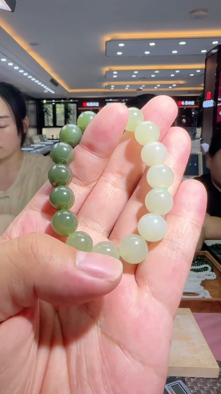 手串未镶嵌和田玉【钰710】22 0085 多样性发其一