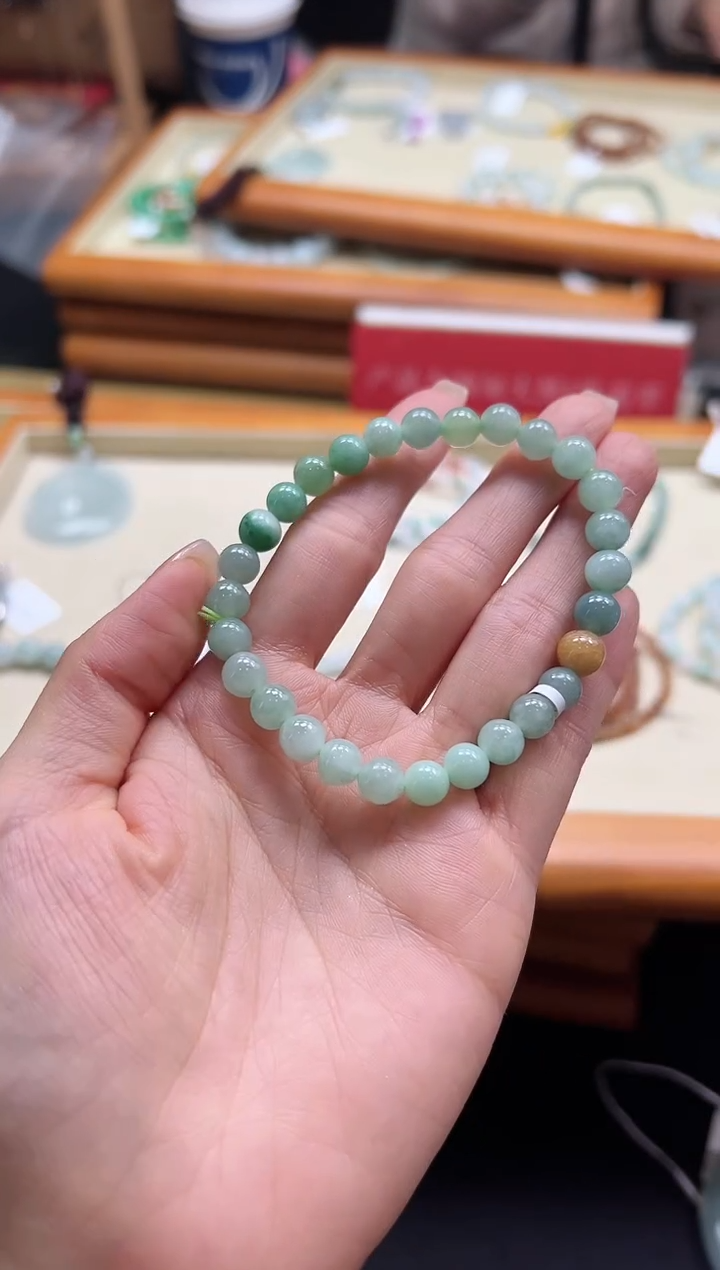 【闪购商品】翡翠手串未镶嵌TL0307-33