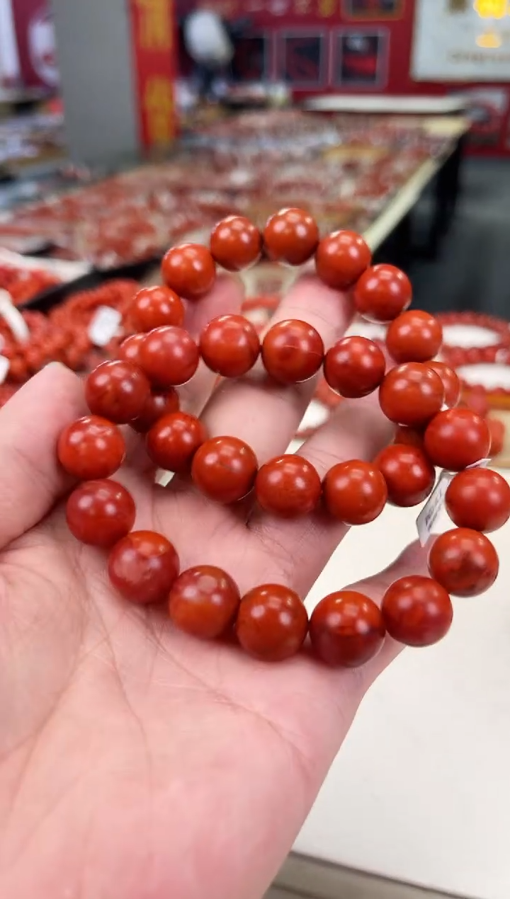 南红玛瑙瓦西手串13+未镶嵌（多样式发其一）