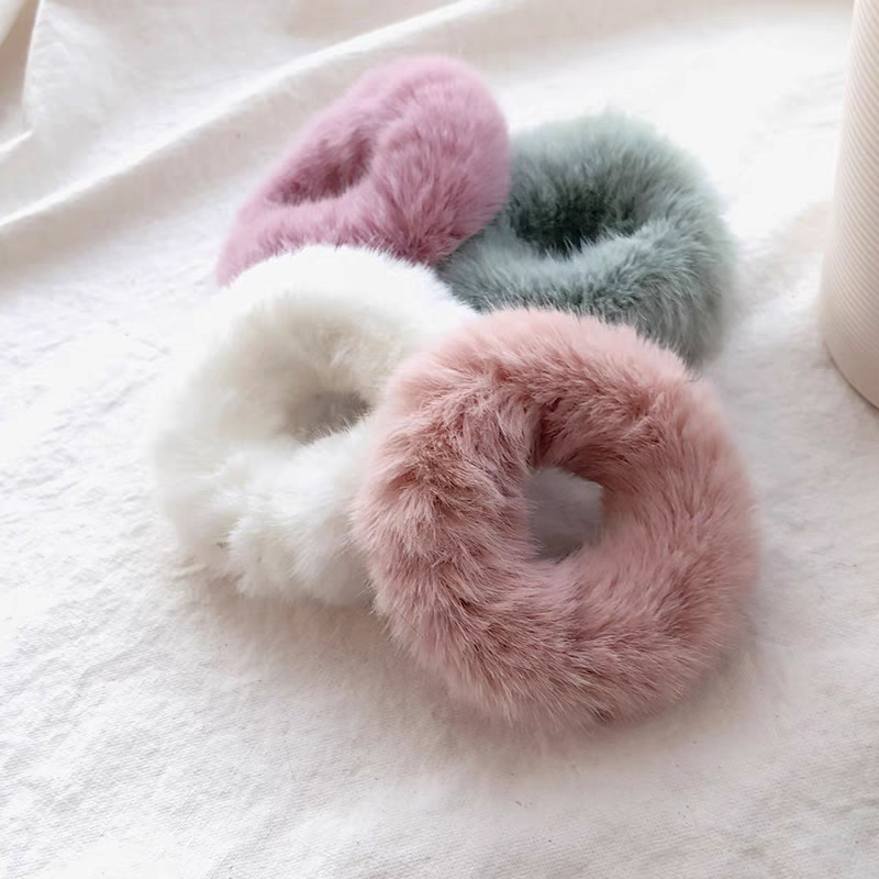 新款网红毛毛发圈