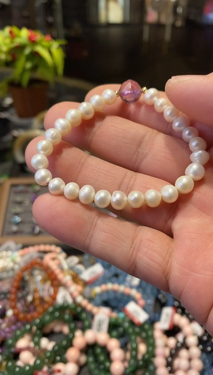 【闪购商品】淡水珍珠手绳未镶嵌清仓福利7