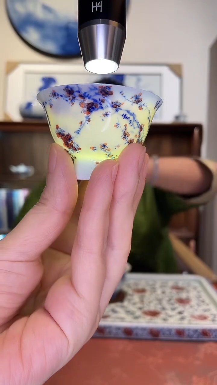 小桥窑暗香疏影一口杯