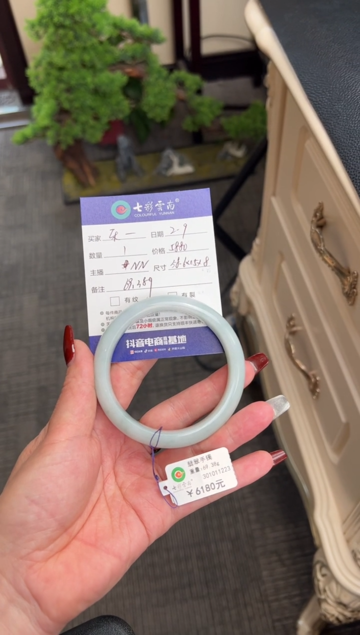 【闪购商品】翡翠手镯未镶嵌绿色