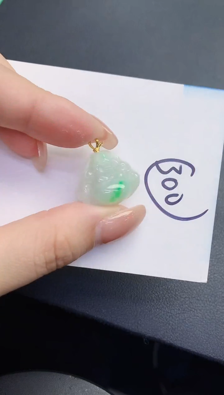 【闪购商品】翡翠18K金镶嵌颈饰0000000000