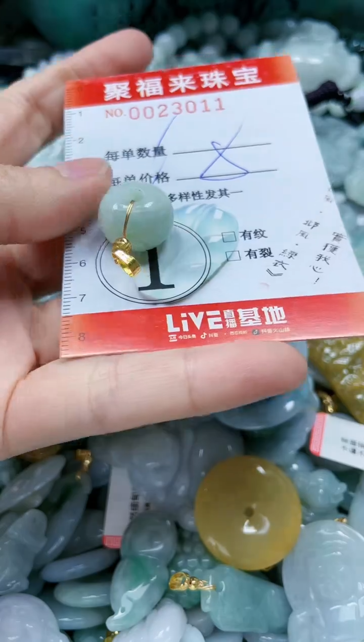 【闪购商品】翡翠颈饰未镶嵌闪购0023011多样性发其一