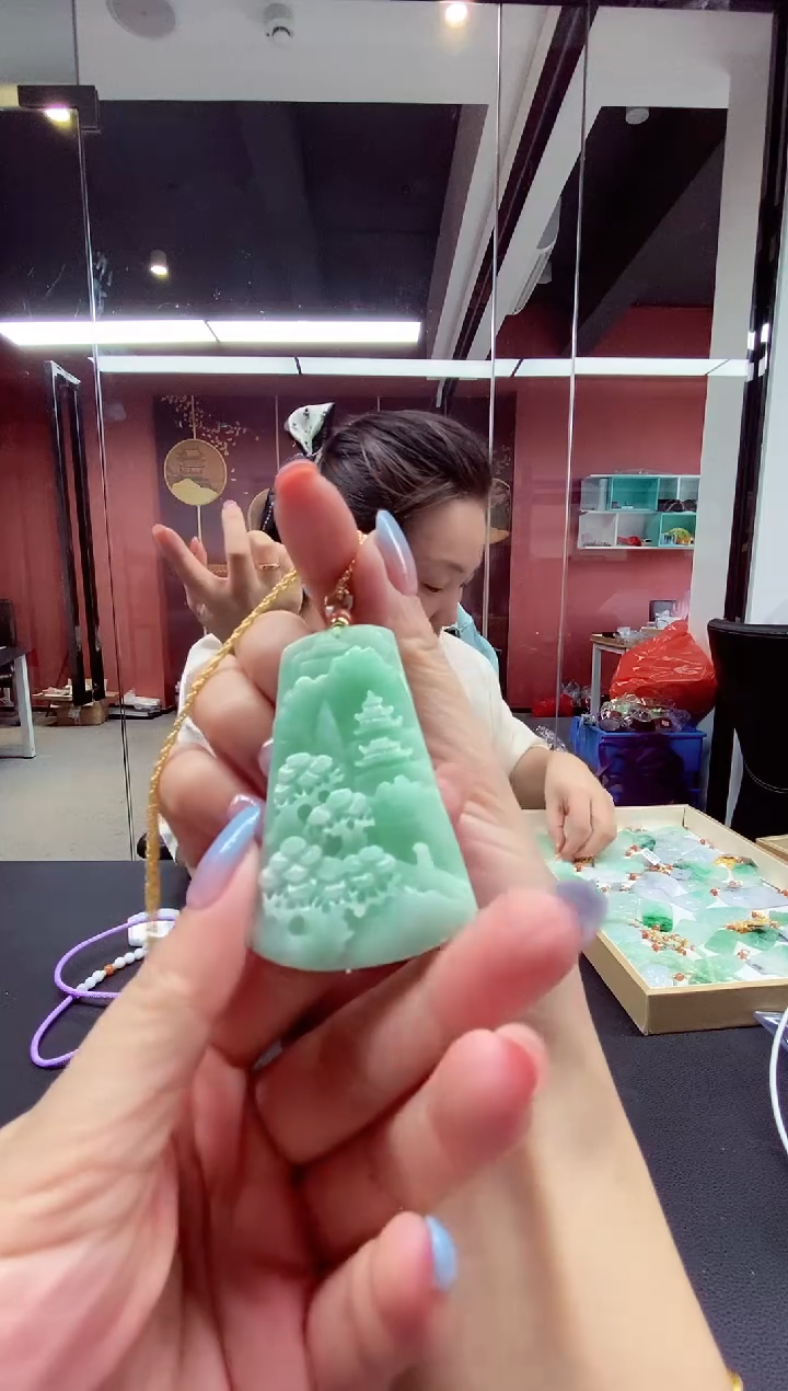 颈饰未镶嵌翡翠翡翠吊坠