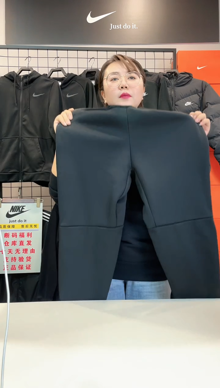 2123 华夫格子长裤XL码150-170斤 不退换 