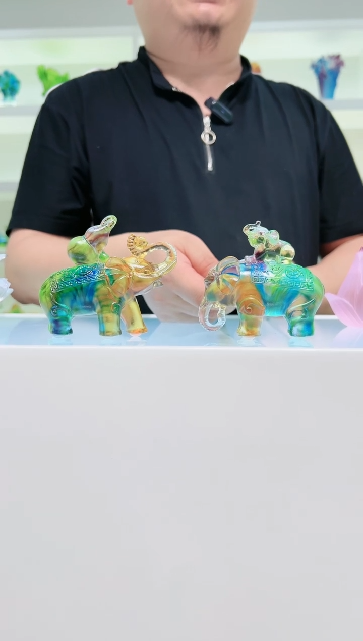 【闪购商品】茶宠古法琉璃 一对象