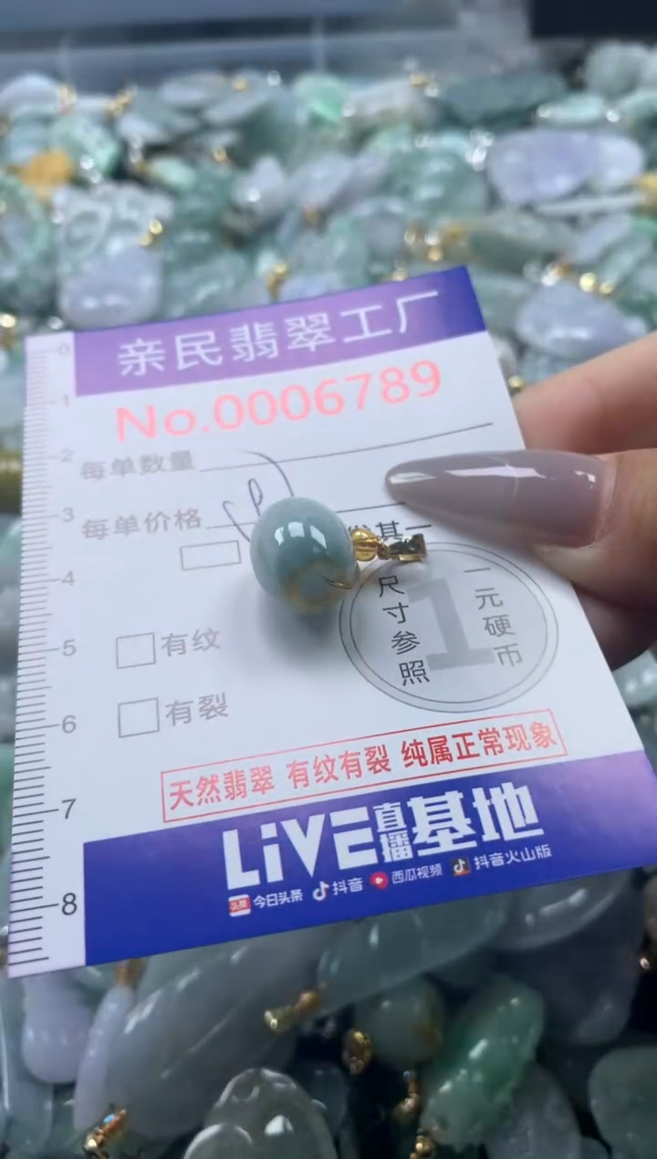 颈饰未镶嵌翡翠6789