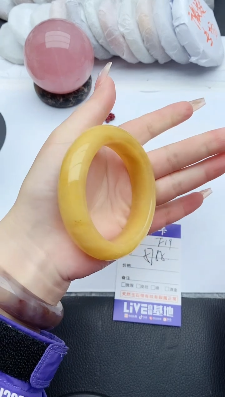 【闪购商品】石英质玉手镯未镶嵌F19+57/58