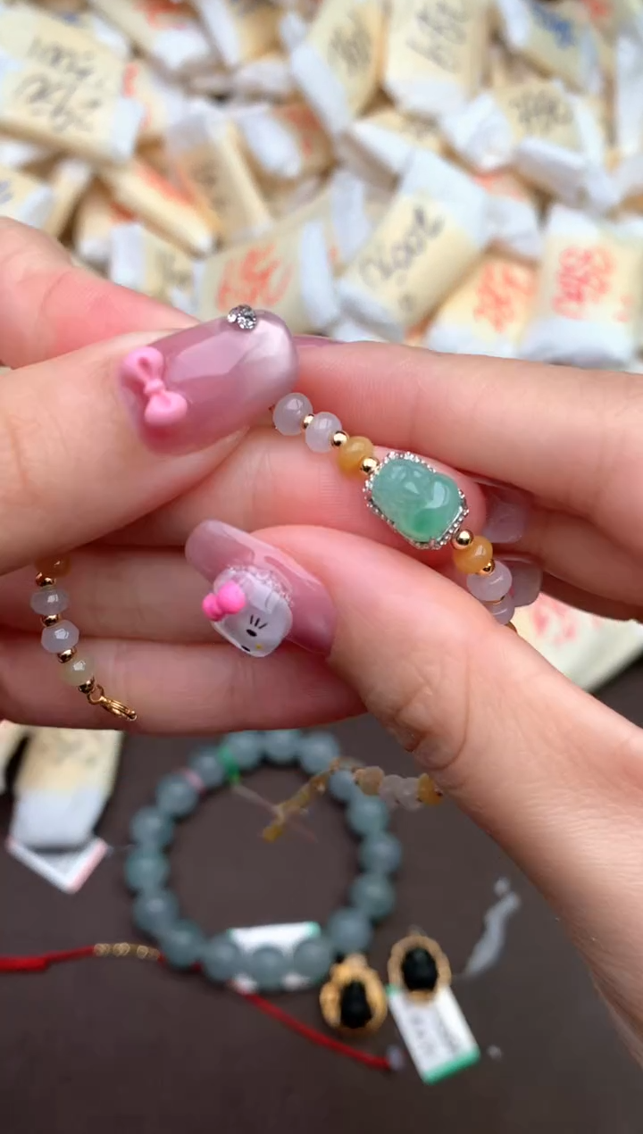 【闪购商品】翡翠手链银S925镶嵌一
