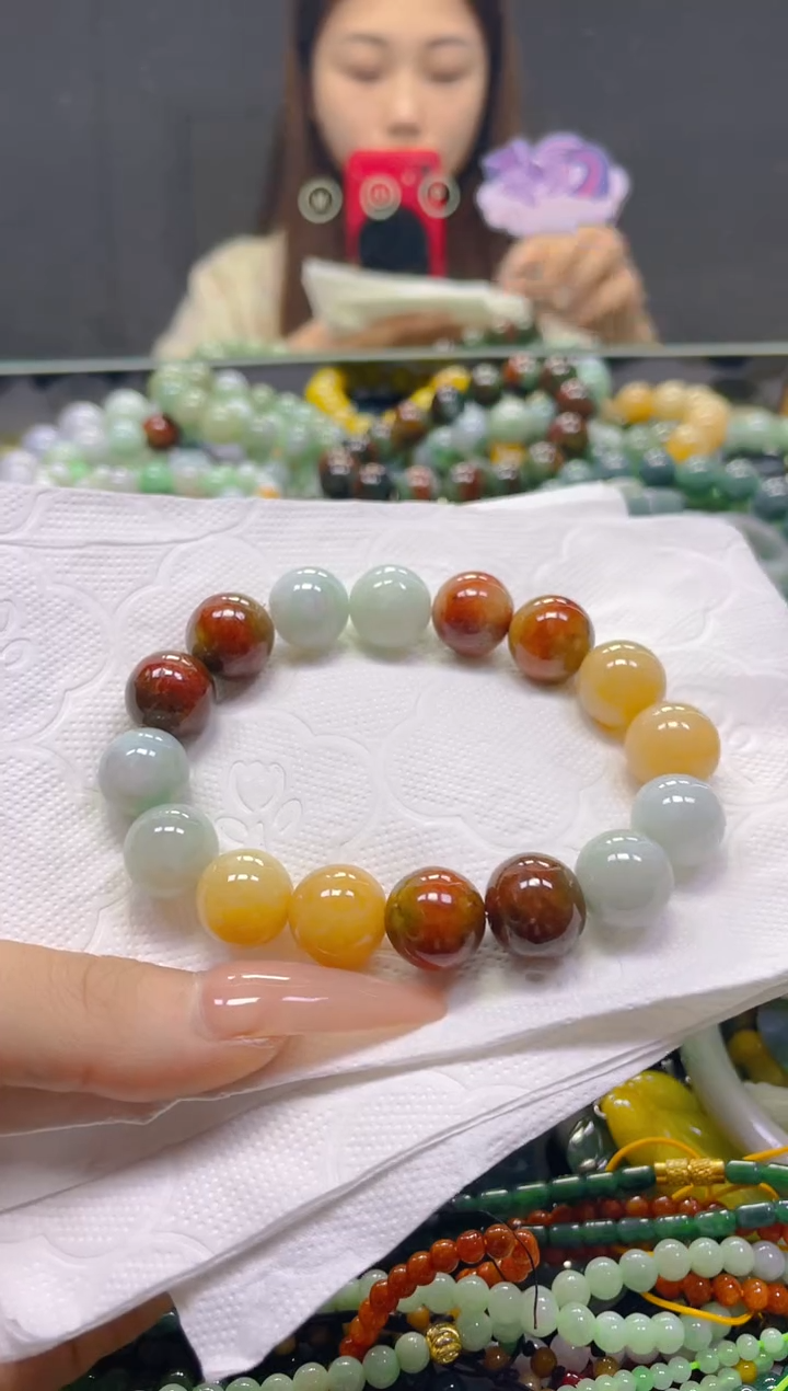 颈饰未镶嵌翡翠13MM