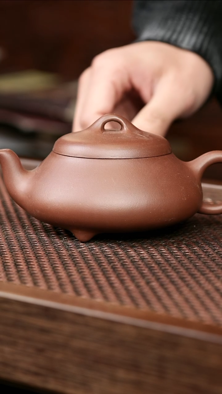 茶壶紫砂1-1汉堂石瓢