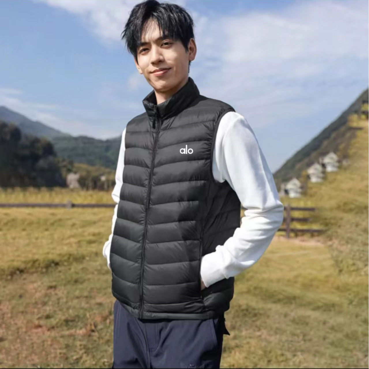 马甲男秋冬时尚外套坎肩加厚棉服保暖马甲52-XYM