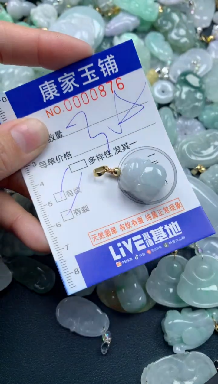 颈饰未镶嵌翡翠876