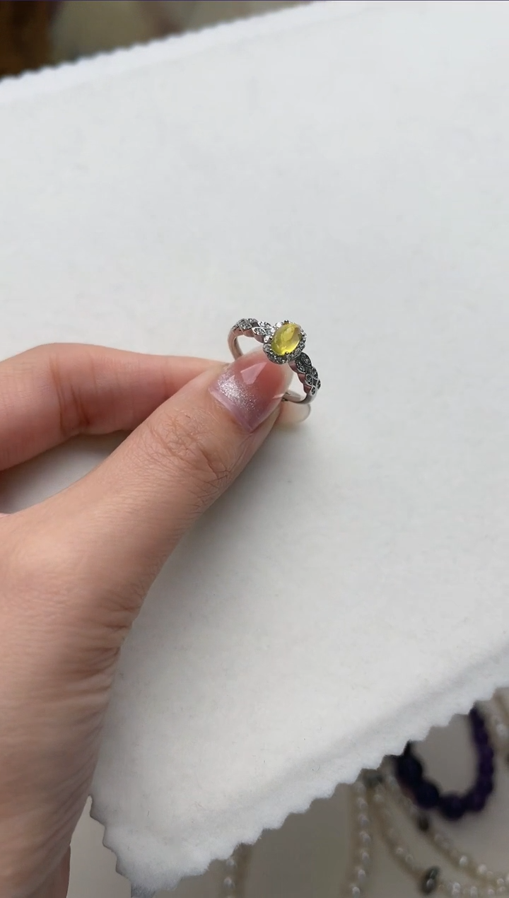 【闪购商品】欧泊戒指合金aj3679戒指