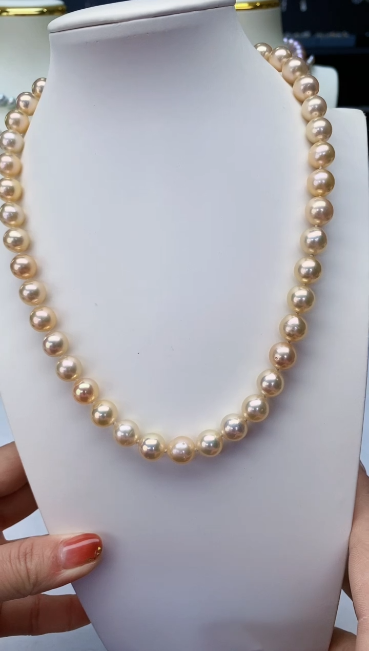 项链未镶嵌淡水珍珠Y淡水项链9-10