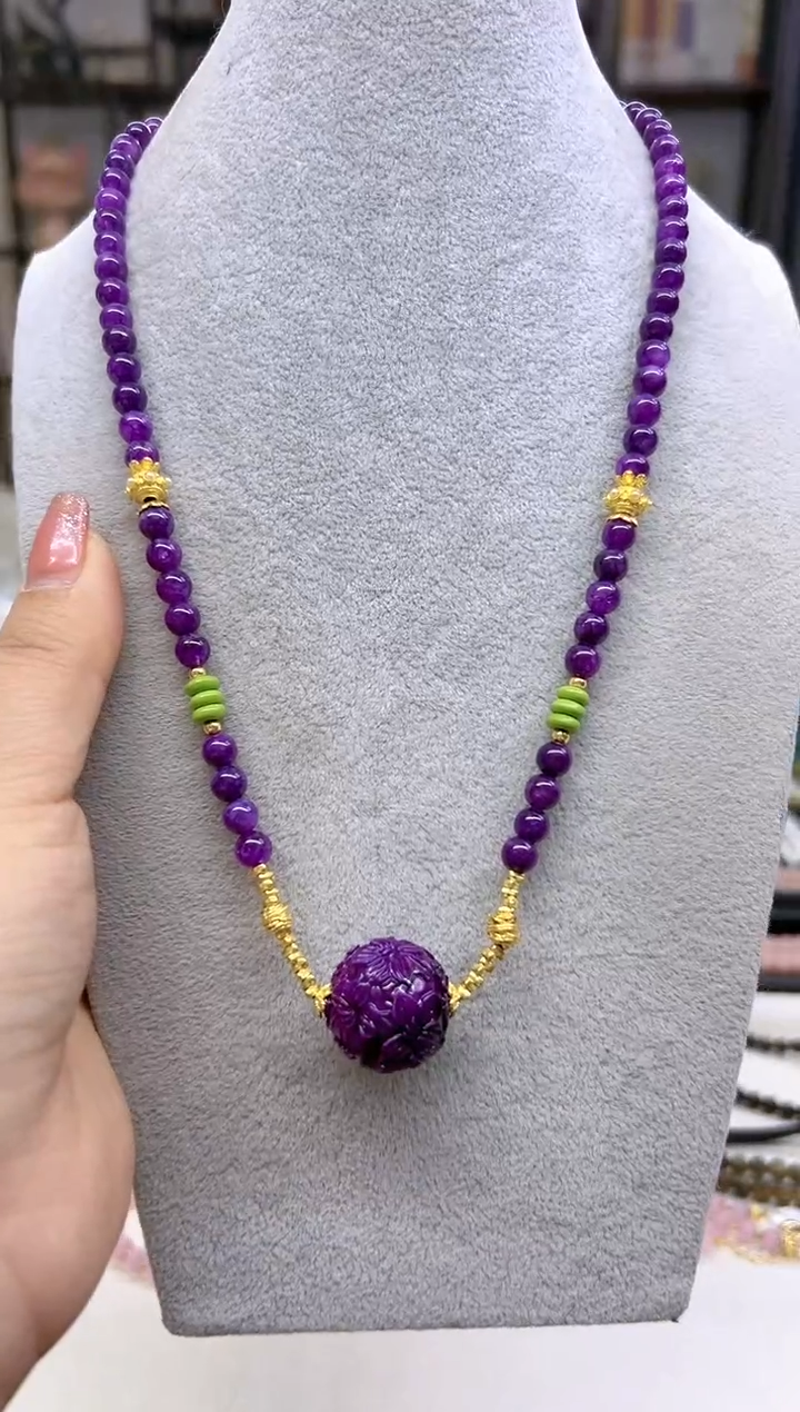 【闪购商品】苏纪石（舒俱来）颈饰未镶嵌M477