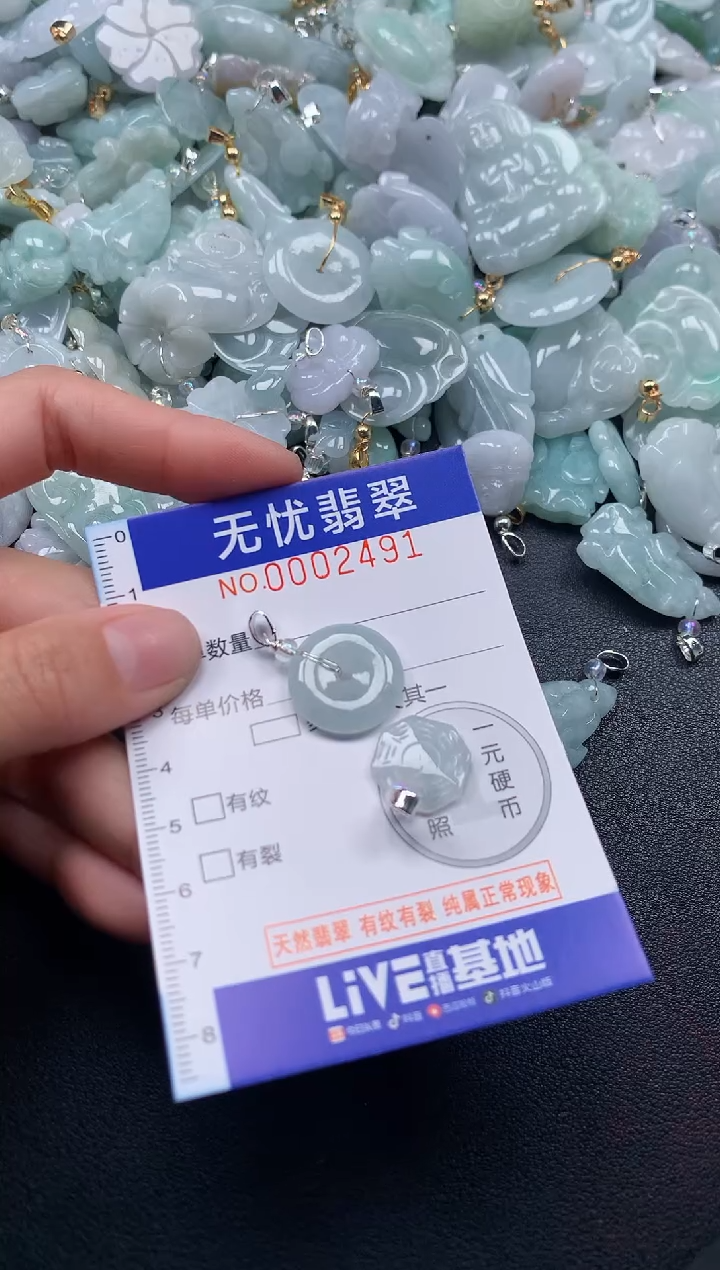 颈饰未镶嵌翡翠2491