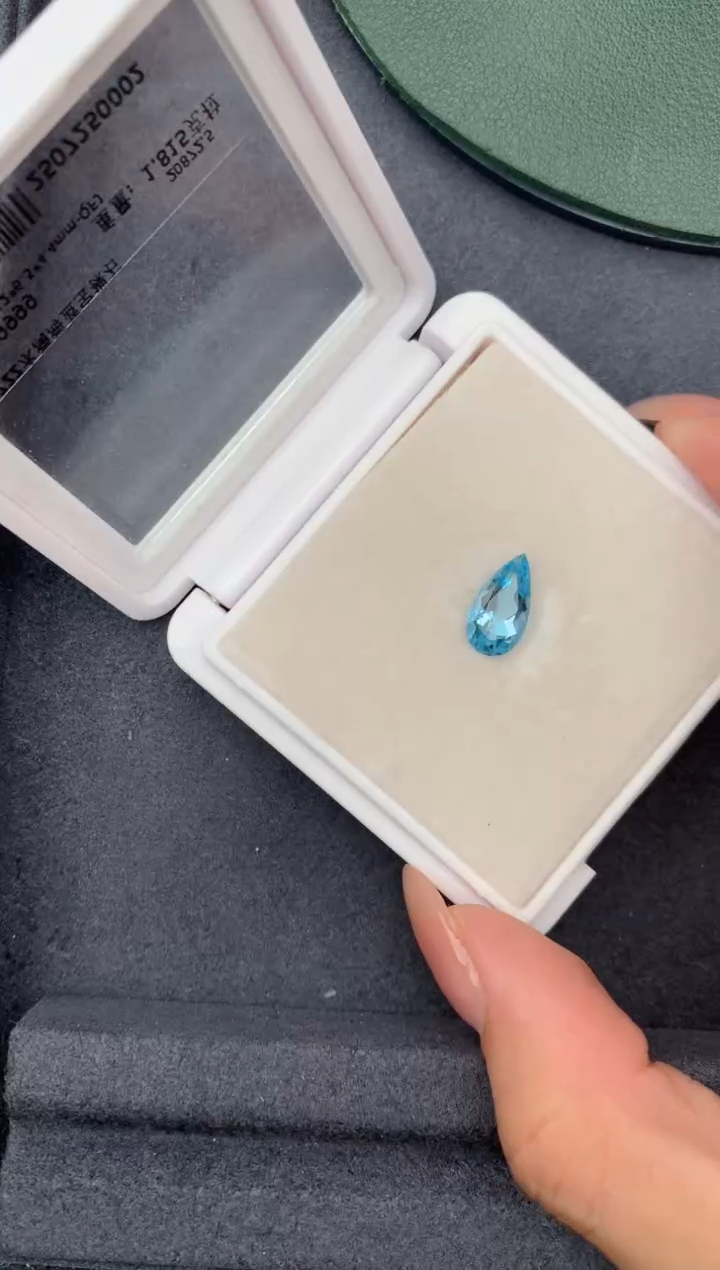 裸石海蓝宝石1.8ct海蓝宝 FE 定制