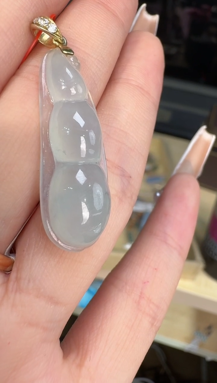 【闪购商品】翡翠颈饰银S925镶嵌挂件