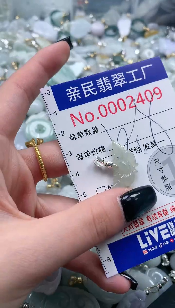 翡翠未镶嵌吊坠(不含链)2409