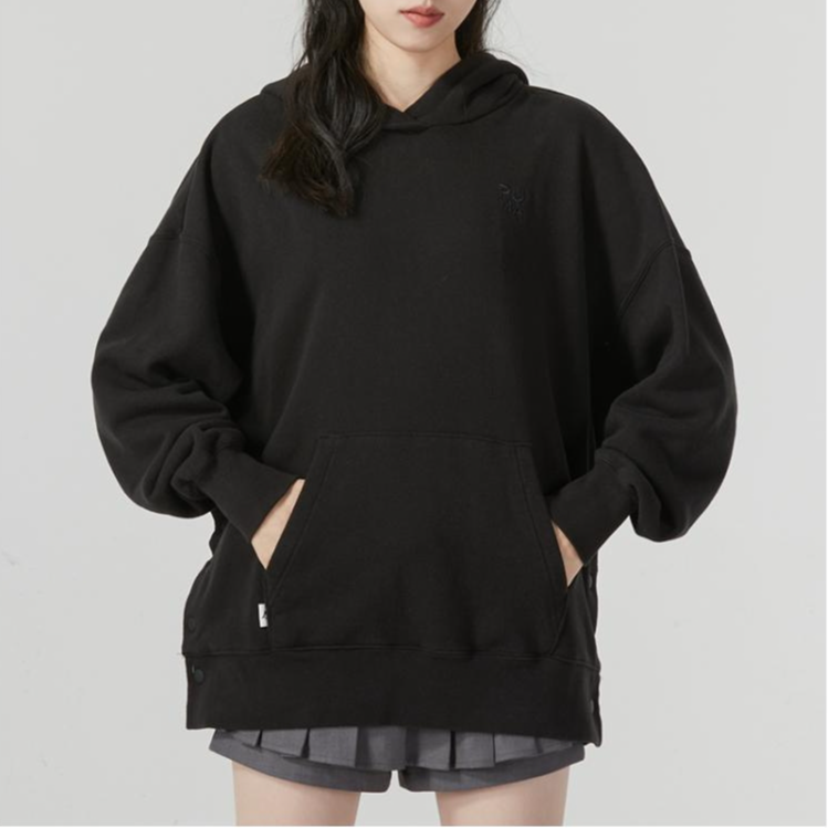 PUMA/彪马【大仓】运动休闲风女款套头长袖卫衣 537646-01-65-74